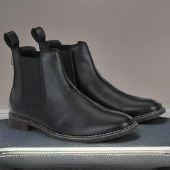 Attitudist Unisex Black Chelsea Boot